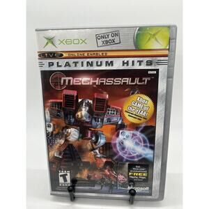 Xbox - MechAssault (Microsoft Xbox, 2002) - COMPLETE with Manual - Tested